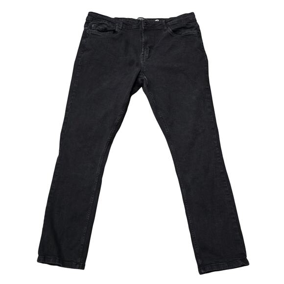 Kenneth Cole New York Black BCI Straight Leg Men's Denim Jeans 38" x 32" Pants - Picture 1 of 8